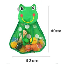 Baby Bath mesh net toy storage bag Duck, Frog, panda and shark Strong Suction Cups Bath Game Bag Bathroom Organizer