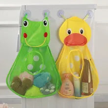 Baby Bath mesh net toy storage bag Duck, Frog, panda and shark Strong Suction Cups Bath Game Bag Bathroom Organizer