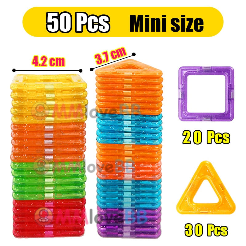 Mini magnetic building blocks on sale